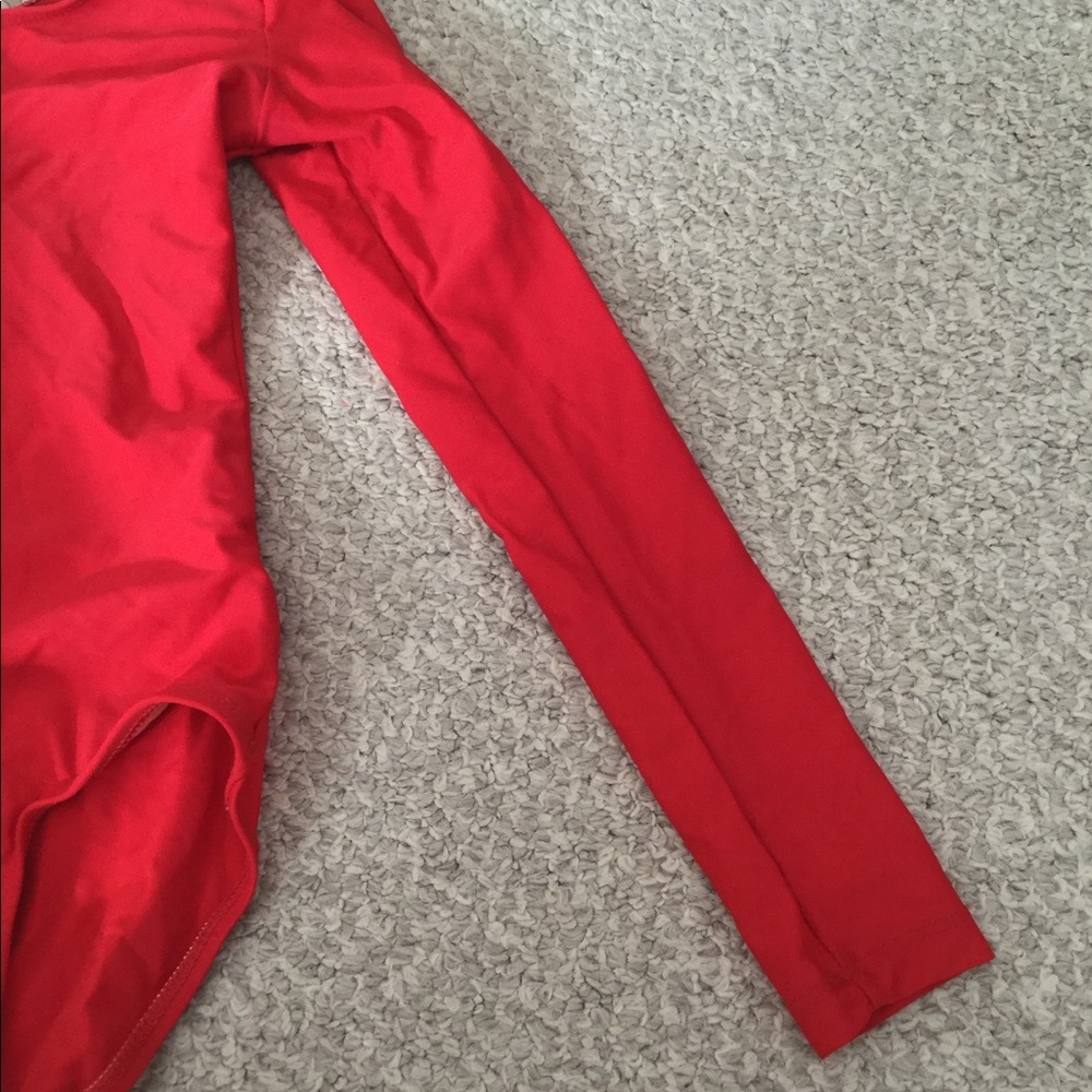 Red leotard - Picture 6 of 6